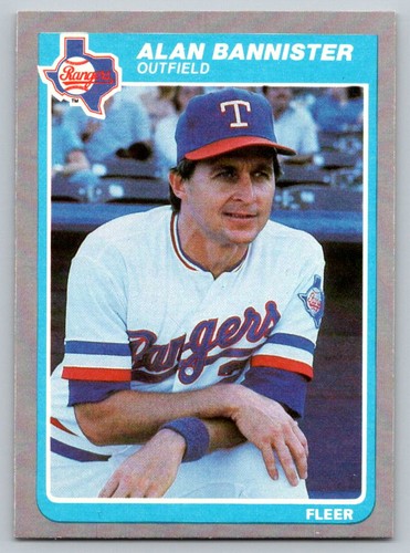 Fleer 555 1985 - alan, bannister