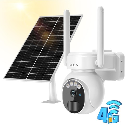 Xega lte telecamera solare - lte,