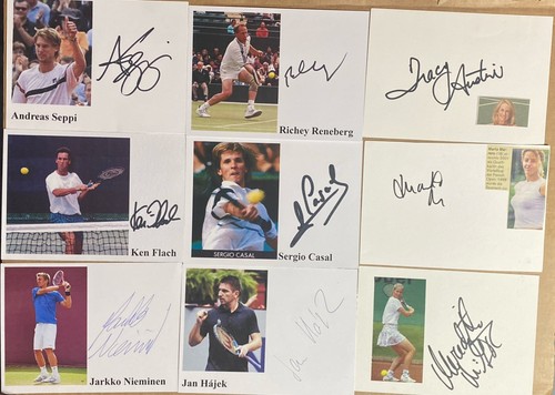 Signed tennis photo - tennis, &