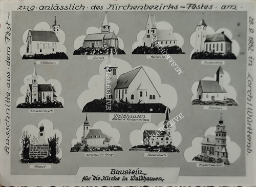 Cartolina postale waldhausen - cartolina,