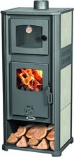 Stufa Acciaio Roma S con Forno