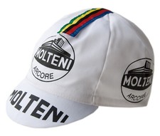 CAPPELLINO CAPPELLO SOTTOCASCO CICLISMO BICI TEAM RETRO VINTAGE MOLTENI ARCORE