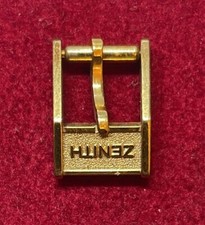 FIBBIA ZENITH ACCIAO LAMINATO ORO GIALLO 8 MM