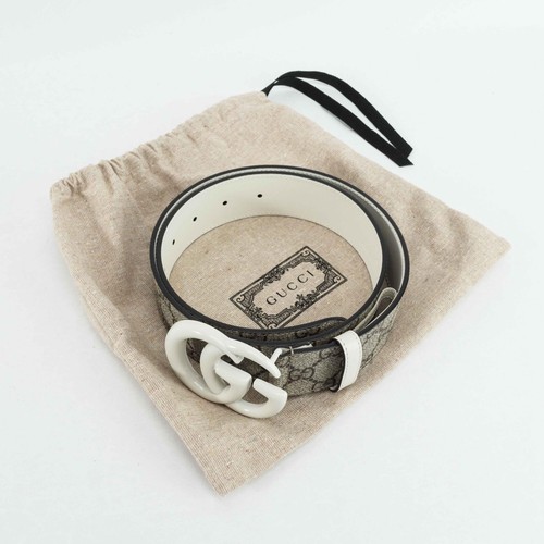 Gucci supreme canvas belt - gucci,