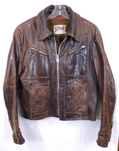 Giacca moto pelle - , schott