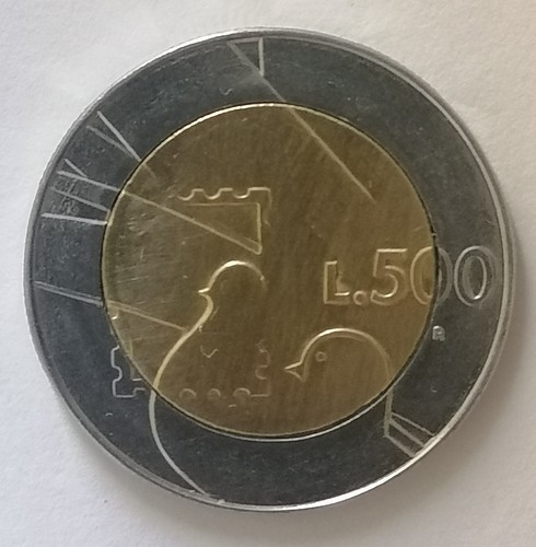 Moneta 500 lire san - san, marino