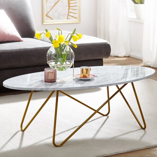 Finebuy tavolino effetto marmo - tavolino,