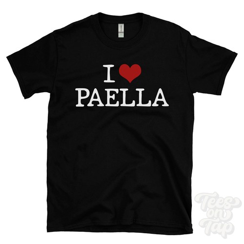 Shirt love paella - love, cuore