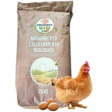 PROGEO BIOFORCE OVAIOLE -MANGIME BIOLOGICO PER GALLINE OVAIOLE DA 25 KG