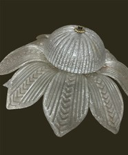 LAMPADARIO A SOFFITTO MURANO VINTAGE 1960 60 cm DIAMETRO 33 ALT.