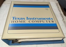 Vintage Texas Instruments Home Computer raccoglitore manuale TI-99/4A editor/assemblatore