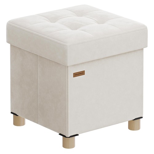 Songmics pouf contenitore - pouf,