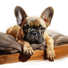 2 adesivi auto Bulldog