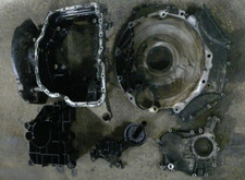 Coppa olio BKS pompa olio motore flangia coperchio copertura VW Touareg 7L 3,0 TDI