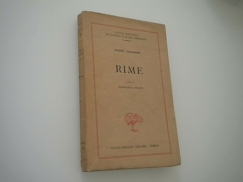 Dante alighieri rime cura di - dante,