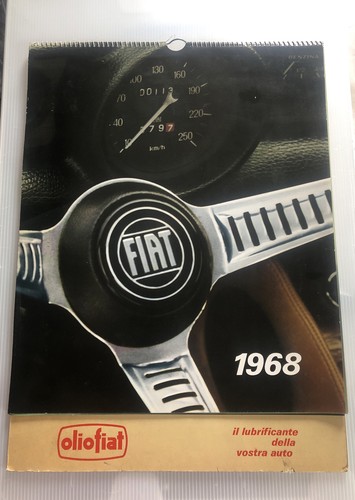 Fiat 1968 calendario - 1968,