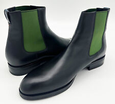 STIVALI/SCARPE PAUL SMITH PULL ON PELLE FORMALI NERI NUOVI IMBALLATI UK10 EU44 US11