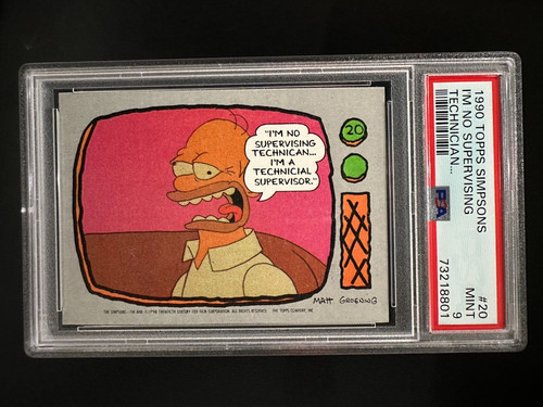 1990 topps simpsons non - 1990,