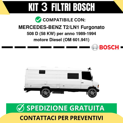 Kit bosch filtri - bosch, tagliando