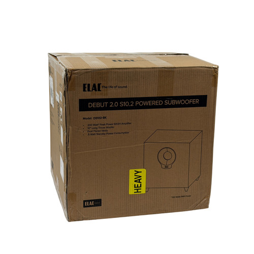 Elac subwoofer debut s10 - elac,