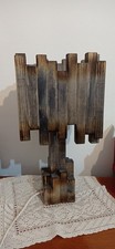 Lampada Scultura in Legno