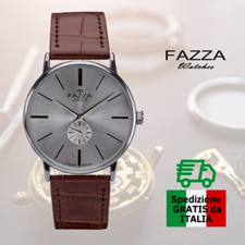 FAZZA 1953 Orologio Classico stile vintage uomo 38 mm al quarzo BROWN GRAY195305