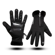 GearX Cycle Guanti Acqua Repellente Termico Sci Pelliccia Gemelli Moto Vela