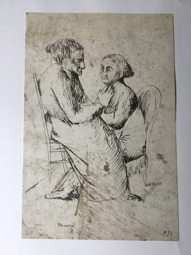 Manzu litografia dalla - dalla, serie