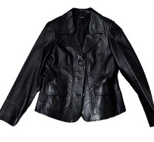 Giacca In Vera Pelle Marrone