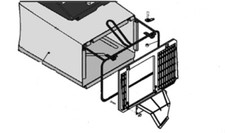 Sacco cesto raccolta erba