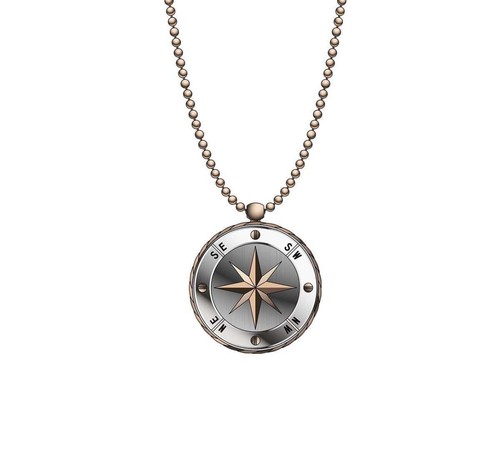 Collana uomo zancan acciaio - uomo,