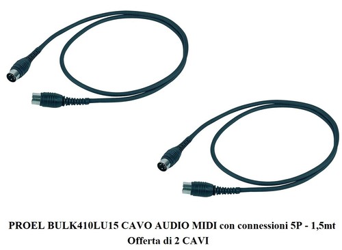 Proel bulk410lu15 cavo - proel, midi