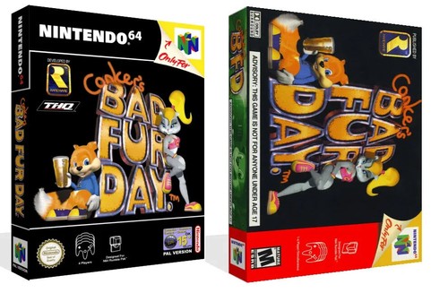 Conker bad fur day n64 - bad,