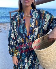 Zara new woman beaded printed - woman,