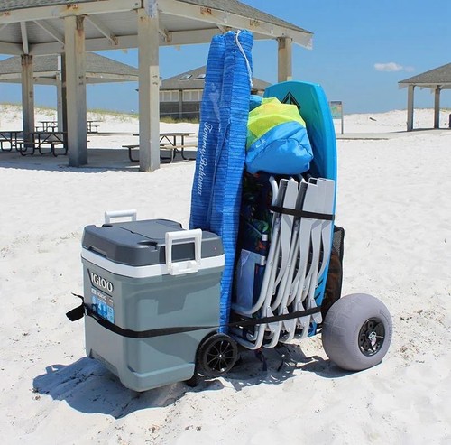 Carrello spiaggia in - spiaggia,