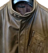 SISLEY Giubbotto in VERA PELLE