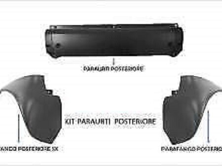Kit paraurti parafanghi - kit,