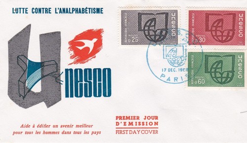 Francia 1966 fdc - francia, unesco