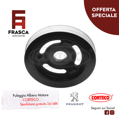 Puleggia albero motore peugeot - puleggia,
