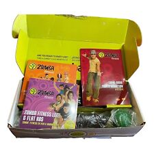 ZUMBA FITNESS Partecipa alla Festa Kit Trasformazione Totale Corpo Bastoncini DVD Libro