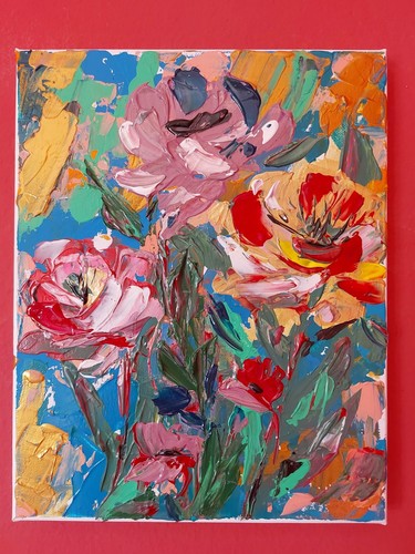 Quadro moderno dipinto - a, mano