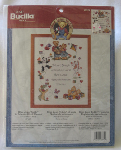 Bucilla baby kit - baby, punto