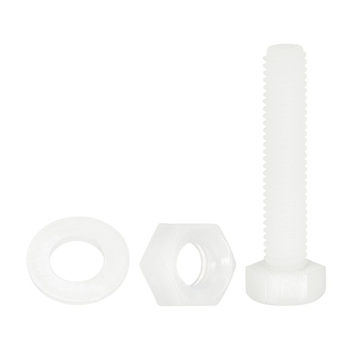 Screws nuts m5x25mm nylon - screws, +