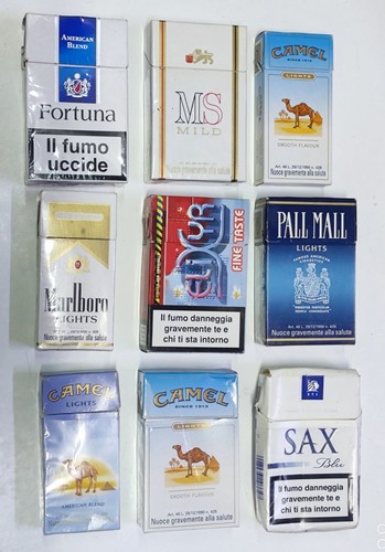 Lotto pacchetti sigarette - 9, di