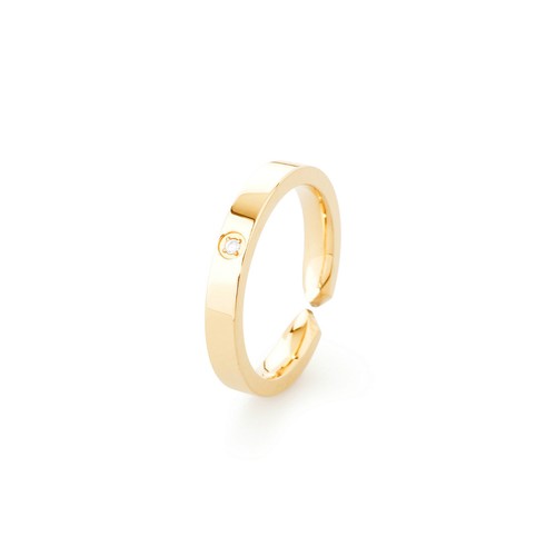 Anello donna acciaio fedina - anello,