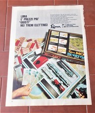 Pubblicita' LIMA TRENI ELETTRICI Trenini anni 60 advertising 23x30 - 1