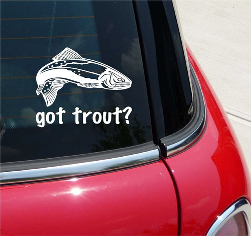 Got trout adesivo grafico - trout?,
