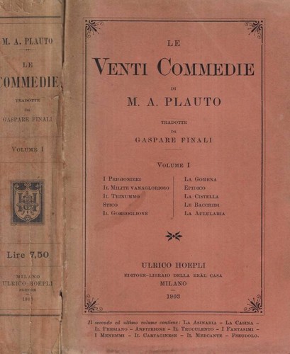 Venti commedie vol - commedie, vol.