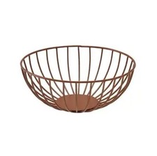 4 CESTO TONDO IN FILO DI RAME