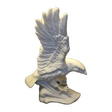 Aquila ceramica bianca alta